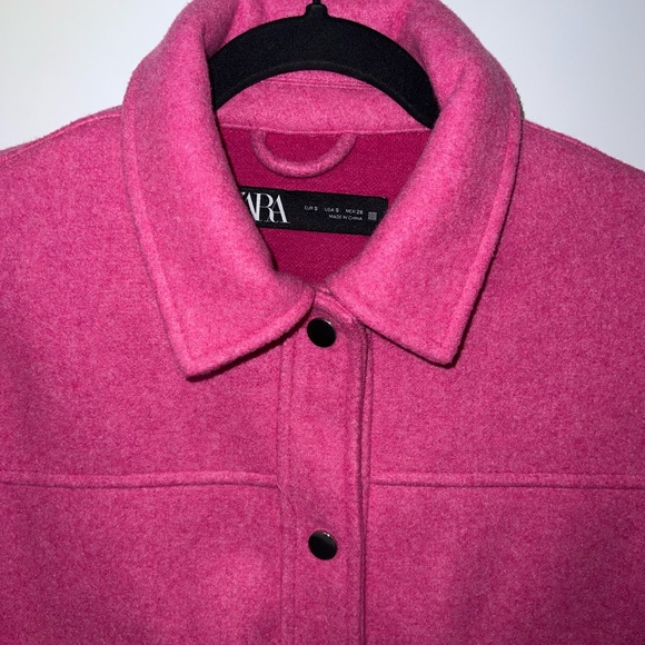 Zara Pink Cropped Jacket - Picture 7 of 7